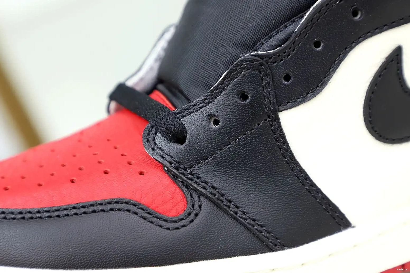 1 RETRO JORDAN 'BRED OG Kimikick AIR HIGH TOE' 0512